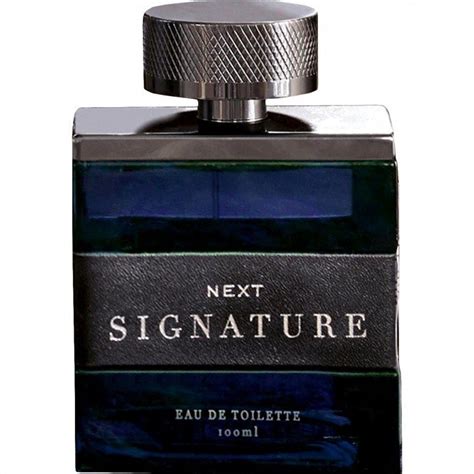 next signature aftershave.